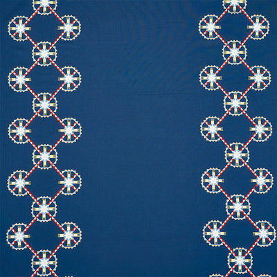 Schumacher Fabrics , a selection of fabrics such as velvet, damask, cotton, silk, linen and sheers.