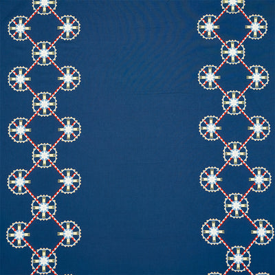 SCHUMACHER FABRICS -77601-CHAMIZAL EMBROIDERY