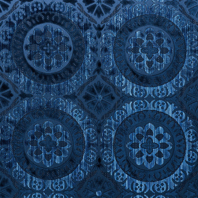 Schumacher Fabrics , a selection of fabrics such as velvet, damask, cotton, silk, linen and sheers.