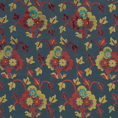 Schumacher Fabrics , a selection of fabrics such as velvet, damask, cotton, silk, linen and sheers.