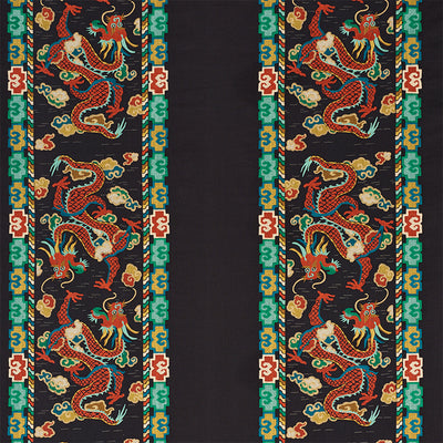 SCHUMACHER FABRICS -78090-LOTAN DRAGON EMBROIDERY