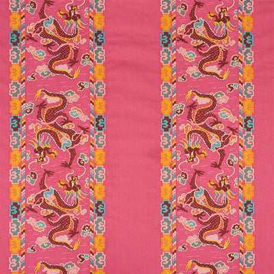 SCHUMACHER FABRICS -78092-LOTAN DRAGON EMBROIDERY