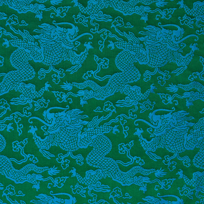 SCHUMACHER FABRICS -78100-RUAN DRAGON DAMASK