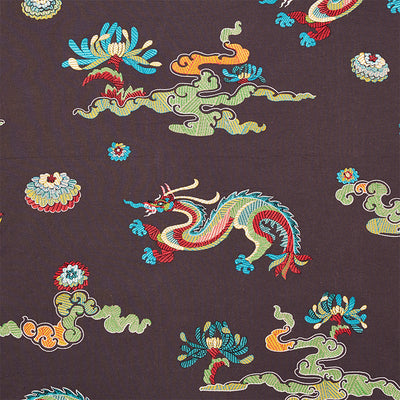 SCHUMACHER FABRICS -78113-HANLUN DRAGON EMBROIDERY