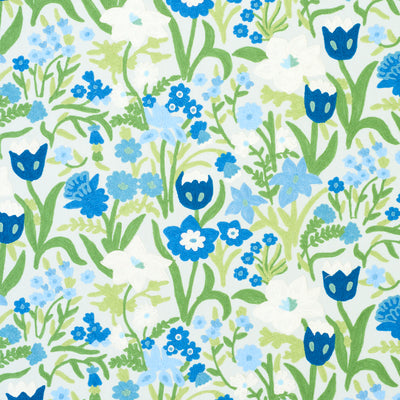 SCHUMACHER FABRICS -78290-CREWEL GARDEN