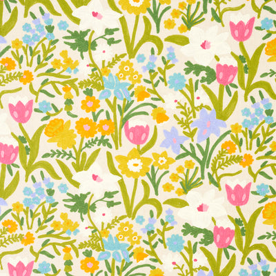 SCHUMACHER FABRICS -78291-CREWEL GARDEN