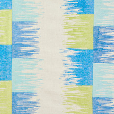 SCHUMACHER FABRICS -78401-SUNBURST STRIPE EMBROIDERY