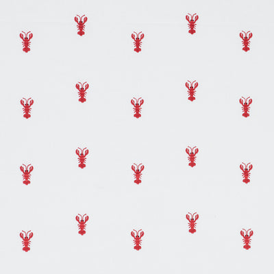 SCHUMACHER FABRICS -78801-LOBSTER EMBROIDERY