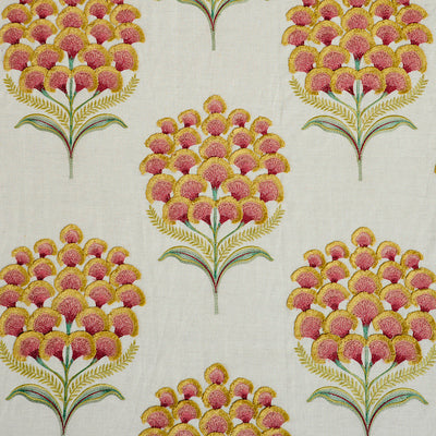 Schumacher Fabrics , a selection of fabrics such as velvet, damask, cotton, silk, linen and sheers.