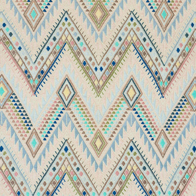 SCHUMACHER FABRICS -79242-COYOLATE HAND WOVEN BROCADE