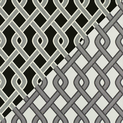 SCHUMACHER FABRICS -79571-CLEO TRELLIS INDOOR/OUTDOOR