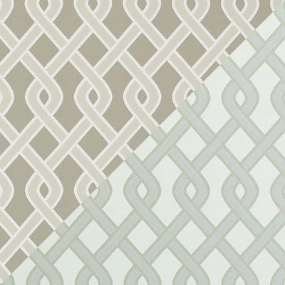 SCHUMACHER FABRICS -79572-CLEO TRELLIS INDOOR/OUTDOOR