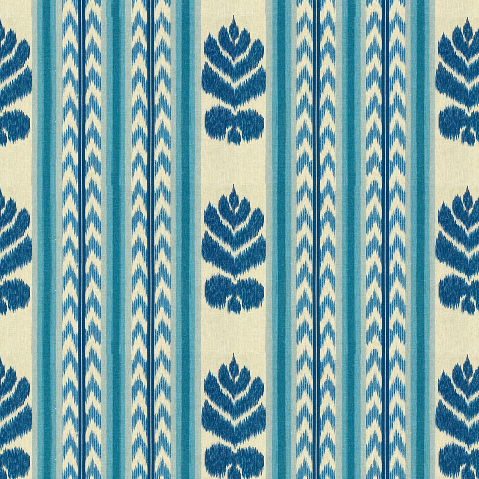 Brunschwig & Fils New Athos Spring/Aqua Fabric