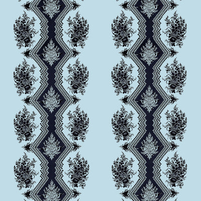 BRUNSCHWIG & FILS - COPPELIA SATIN - CIEL