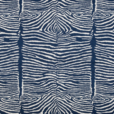 BRUNSCHWIG & FILS - LE ZEBRE EMB - NAVY