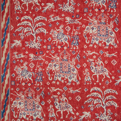 BRUNSCHWIG & FILS - ARALAM PRINT - FLAME/CADET