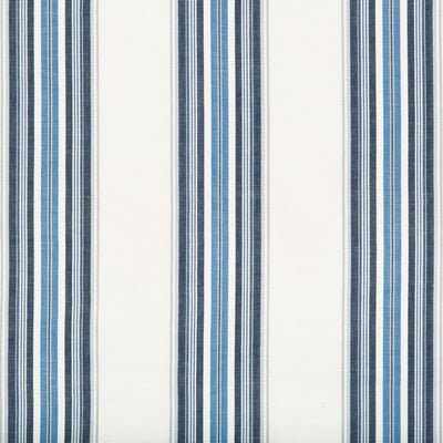 BRUNSCHWIG & FILS - VERDON STRIPE - INDIGO/SKY