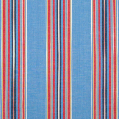 BRUNSCHWIG & FILS - VERDON STRIPE - BLUE/RED