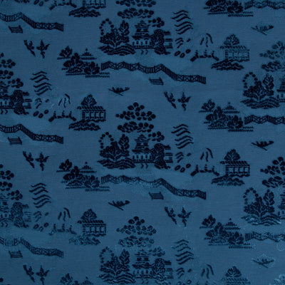 BRUNSCHWIG & FILS - LA PAGODE VELVET - NAVY