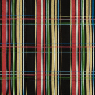 BRUNSCHWIG & FILS - LA COMELLE PLAID - ONYX