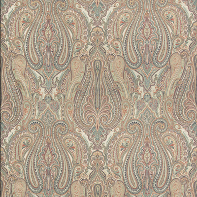 BRUNSCHWIG & FILS - AORIA PAISLEY - RED/INDIGO