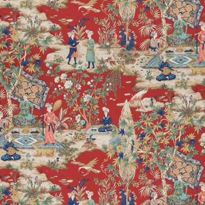 BRUNSCHWIG & FILS - LODI GARDEN PRINT - RED