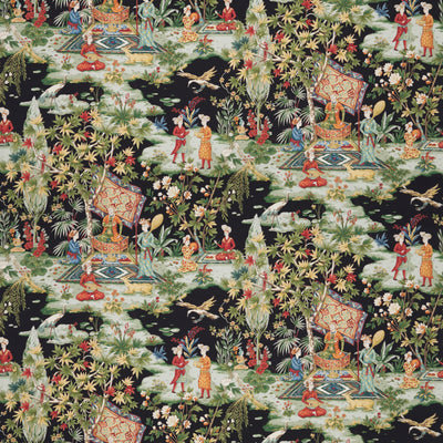 BRUNSCHWIG & FILS - LODI GARDEN PRINT - ONYX