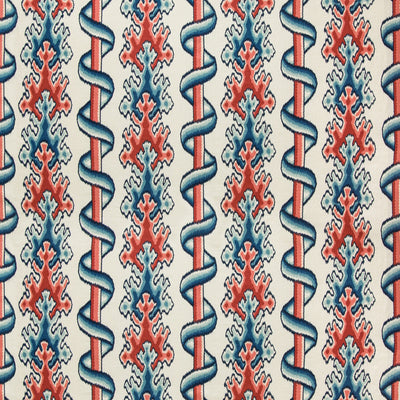 BRUNSCHWIG & FILS - MONTGUYON PRINT - BLUE/RED