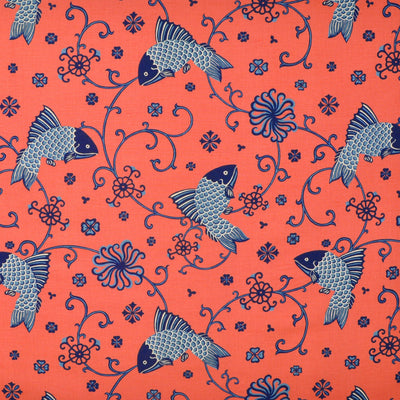 LEE JOFA - ORIENTAL FISHES - INDIGO