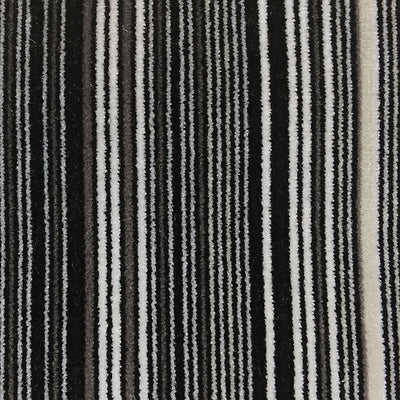 ALDECO FABRICS-A9 00011837-PINSTRIPE VELVET-BLACK & WHITE