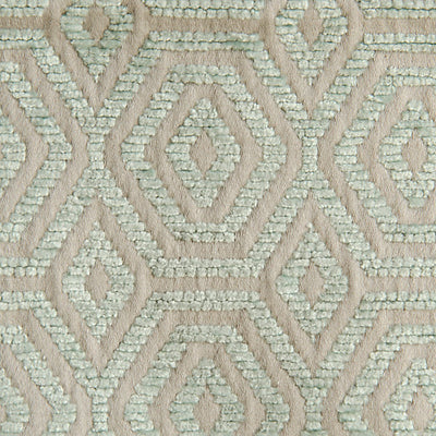 ALDECO FABRICS-A9 0003GEOM-GEOMETRIC DROPS-AQUA HARBOR
