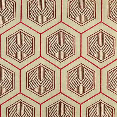 ALDECO FABRICS-A9 00042001-HEXADDICTION-MAGENTA