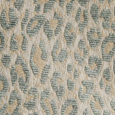ALDECO FABRICS-A9 0004LEOP-LEOPARD-CLOUDY BLUE