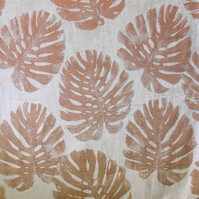 ALDECO FABRICS-A9 0004PALM-PALM LEAVES-CHIC SALMON