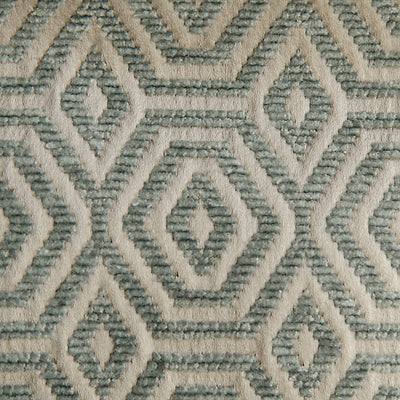 ALDECO FABRICS-A9 0005GEOM-GEOMETRIC DROPS-CLOUDY BLUE