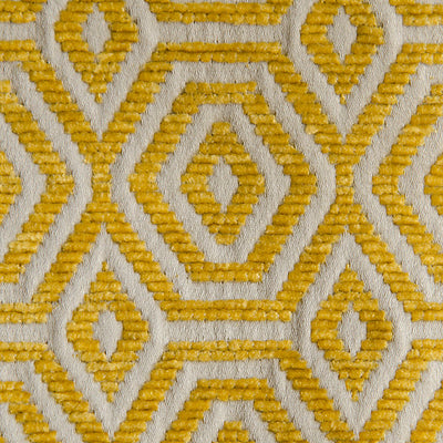 ALDECO FABRICS-A9 0006GEOM-GEOMETRIC DROPS-MISTED YELLOW