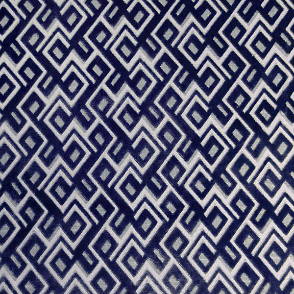 AUTHENTICITY Jacquard velvet fabric with graphic pattern By Aldeco