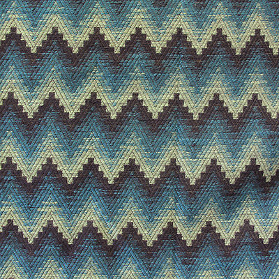 ALDECO FABRICS-A9 0007BLOS-BLOSSOM-WAVY BLUE