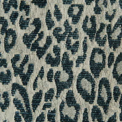 ALDECO FABRICS-A9 0008LEOP-LEOPARD-ORION BLUE