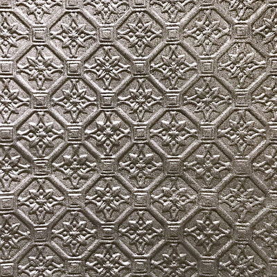 OLD WORLD WEAVERS FABRICS-AQ 00020093-CUIR ETOILE-SILVER
