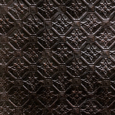 OLD WORLD WEAVERS FABRICS-AQ 00030093-CUIR ETOILE-BLACK