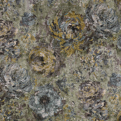 ALHAMBRA FABRICS-B8 0003CAME-CAMELIA-SAGE SHADOW