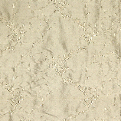 OLD WORLD WEAVERS FABRICS-BY 20100702-HONEYSUCKLE EMBROIDERY-IVORY