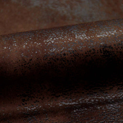 OLD WORLD WEAVERS FABRICS-CA 00555080-CUIR VIEILLI-MOKA