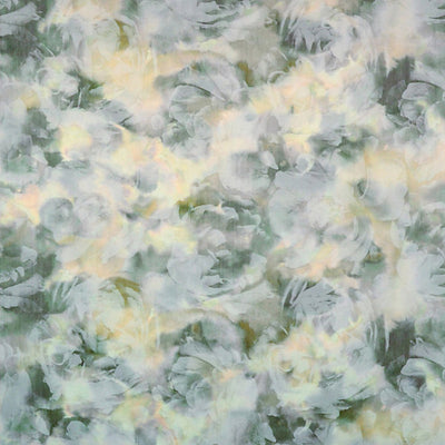 CHRISTIAN FISCHBACHER FABRICS-CH 01094411-ANTOINETTE WARP PRINT-SILVER OPAL