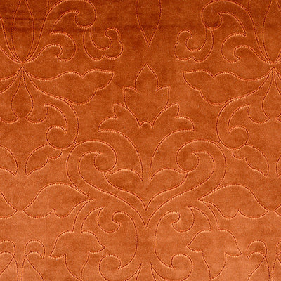 CHRISTIAN FISCHBACHER FABRICS-CH 02030662-CLASSIC VELVET-PUMPKIN