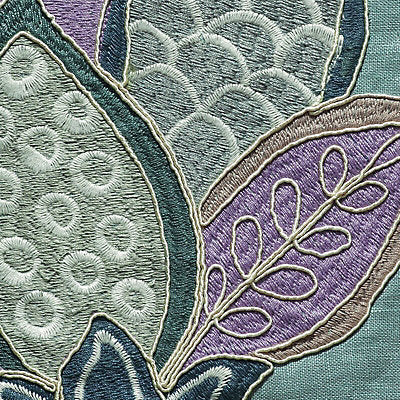 Christian Fischbacher Fabrics , a selection of fabrics such as velvet, damask, cotton, silk, linen and sheers.