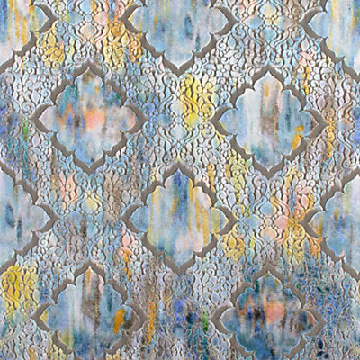 Christian Fischbacher Fabrics , a selection of fabrics such as velvet, damask, cotton, silk, linen and sheers.