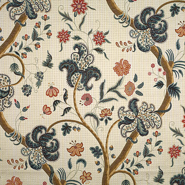 COLONY FABRICS-CL 000326540-CLARENDON ALLOVER-BLUE