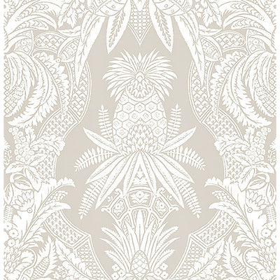 COLONY WALLCOVERING-CL 0003WP16482-EAST INDIA-BIANCO , BEIGE